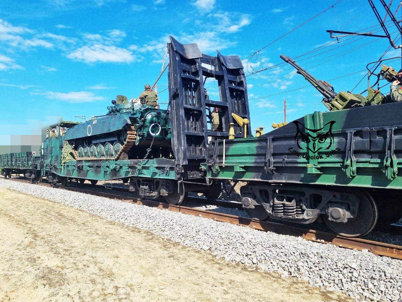 Бронепоезд оккупантов 